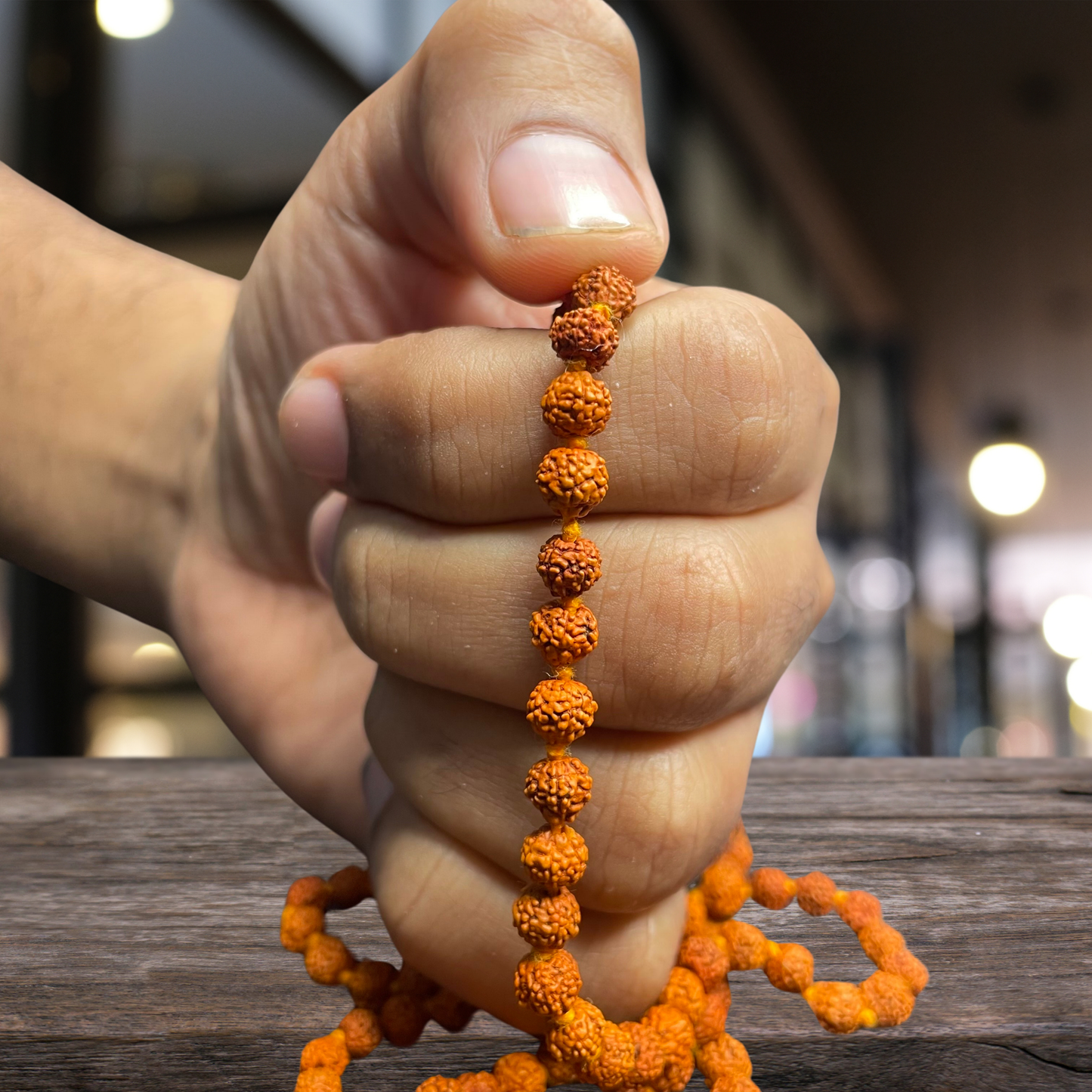 SMALL RUDRAKSHA  BEEDS FOR PRAYER